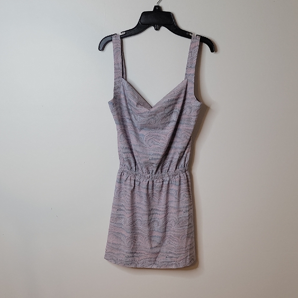 Travis Mathew Pink and Gray Mini Dress
